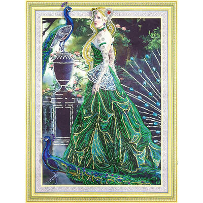 

5D DIY Special Shaped Diamond Painting Girl Cross Stitch Mosaic Craft Kits