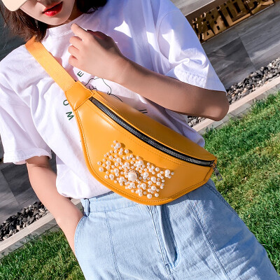 

Womens bag 2019 new wave fashion pockets high-quality network red Messenger bag wild ins small bag popular chest bag