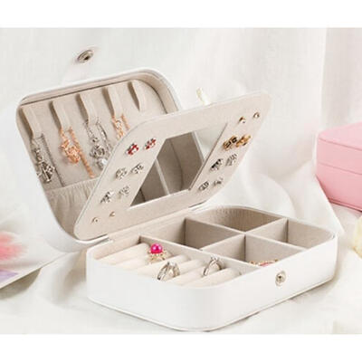 

New Ring Necklace Bracelet Jewellery Display Box Storage Vintage Case Organiser