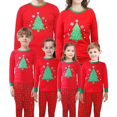 

Kids Adult Family Matching Christmas Pajamas Sleepwear Nightwear Pyjamas Set