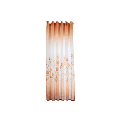 

Gobestart Leaves Curtain Tulle Window Treatment Voile Drape Valance 1 Panel Fabric