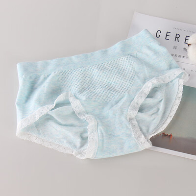 

Mid Waist Transparent Briefs Woman Sexy Lace Patchwork Panties Women White Underwear Breathable Ladies Female Lace Intimates