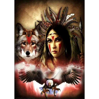 

5D DIY Full Drill Diamond Painting Eagle Cross Stitch Embroidery Mosaic Kit