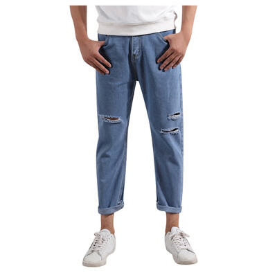 

Gobestart Fashion Mens Casual Solid Loose Patchwork Color Sweatpant Trousers Jogger Pant