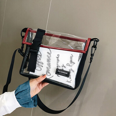 

Tailored Girls Fashion Transparent Street Personality Versatile Shoulder Messenger Bag