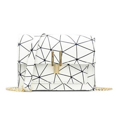 

Women Shoulder Bags PU Leather Geometric Print Messenger Korean Satchel