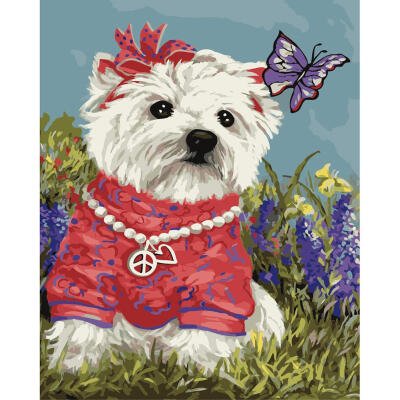 

5D DIY Full Drill Diamond Painting Dog Cross Stitch Embroidery Mosaic Kit