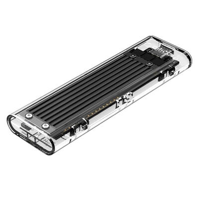 

ORICO Transparent NVME M2 SSD Case USB31 External Solid State Disk Box