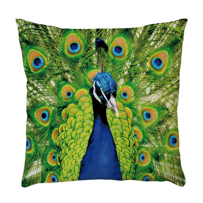 

〖Follure〗Peacock Pattern Pillowcase Pillow Case Cushion Cover Sofa Home Car Decor