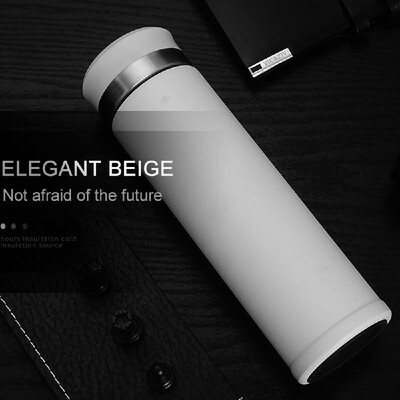 

Water Bottle Stainless Steel 500ml Vacuum Insulated Cup LCD Temperature Display Intelligent Water Bottle Keeps Cold Hot for 24 hou