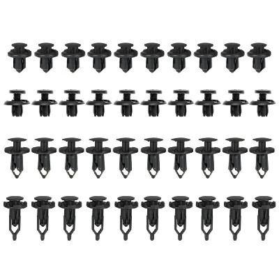 

40Pcs Car Rivet Fastener Retainer Push Pin Body Bumper Rivet Trim Moulding Retainer Clip Accessories Kit