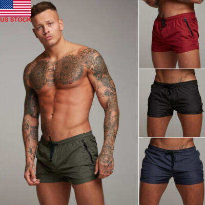 

Mens Shorts Training Running Sports Gym Workout Casual Beach Swim Pants Trousers