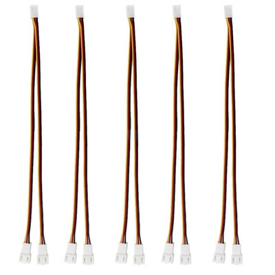 

5Pcs 12V 3 Pin Female to 23 Pin Male PC Fan Power Splitter Extension Cable