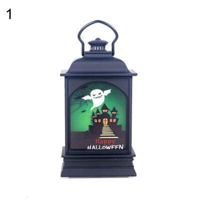 

Creative Witch Pumpkin Print Hanging LED Lantern Light Party Halloween Decor