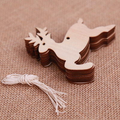 

FUNNYBUNNY 10Pcs Christmas Hanging Tags Pendant Home Party Xmas Tree Home Ornament Decor