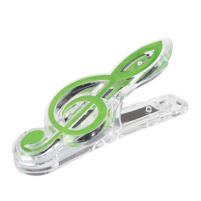 

Plastic Musical Note Letter Paper Clip Piano Sheet Spring Holder Stationery