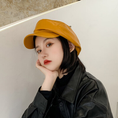 

Tailored Womens Hat Autumn Winter Warm Fashion Tongue Hat Solid Color Hat