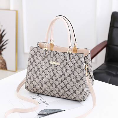 

2019 handbags new European&American fashion handbags elegant large capacity big bag shoulder Messenger bag