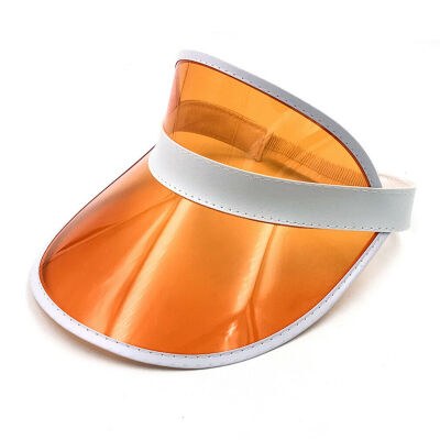 

Summer PVC Hat Sun Visor Casual Hat Clear Plastic Adult Sunscreen Cap