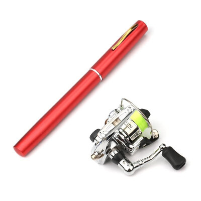 

1M 14M Pocket Collapsible Fishing Rod Reel Combo Mini Pen Fishing Pole Kit Telescopic Fishing Rod Spinning Reel Combo Kit