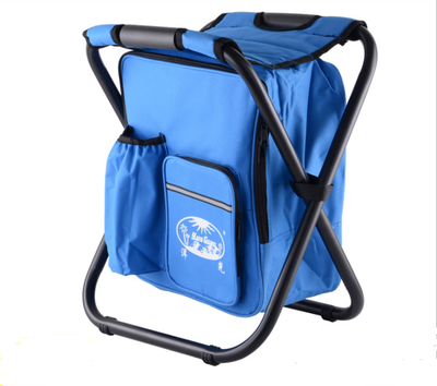

Folding stool portable ice pack stool With a warm bag you can carry a fishing stool a beach chair a light outdoor refrigerated