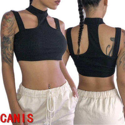 

New Fashion women solid color sports yoga vest exercise vest fitness crop top