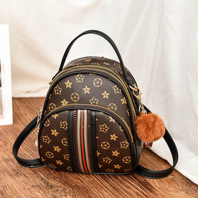 

Female bag 2018 new ladies multi-function backpack Korean version of the trend of the wind personality bag wild backpack