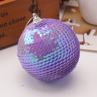 

Tailored Christmas Rhinestone Glitter Baubles Ball Xmas Tree Ornament Decoration 8CM