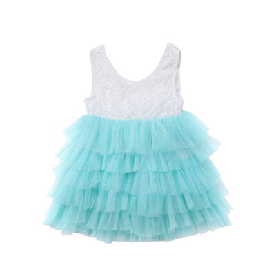 

Kids Princess Baby Flower Girl Dress Lace Backless Party Gown Bridesmaid Dresses