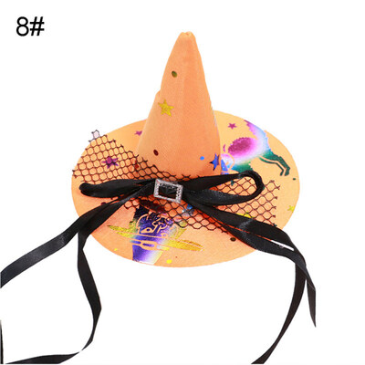 

1Pc Halloween Witch Hat Knot Hairband Hairpin Headpiece Cosplay Party Props