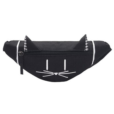 

Cute Print Shoulder Kids Boys Girls Waist Fanny Belt Packs Canvas Chest Bag