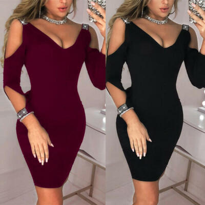 

Women Fashion Sexy Party Evening Cocktail Cocktail Short Bodycon Evening Dress