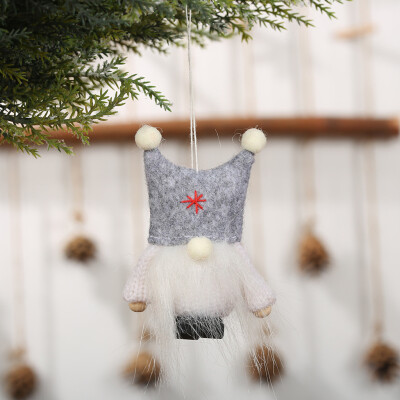 

Toponeto Lovely Christmas Tree Decorations Woolen Yarn Angel Doll Pendant Hanging Party