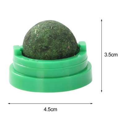 

Indoor Cat Natural Snacks Natural Catnip Rotate Ball Snacks Licking Sugar Toy Kitten Healthy Treats Rotated Catnip Ball