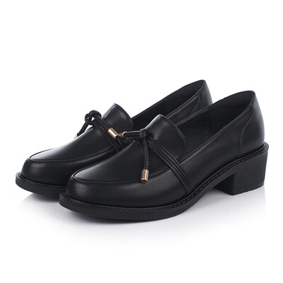 

802-5 Europe&the United States England single shoes womens fashion simple&thick with thin