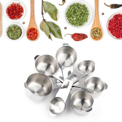 

Greensen 7Pcs 304 Stainless Steel Measuring Cups Scale Measuring Cup&Spoon Set