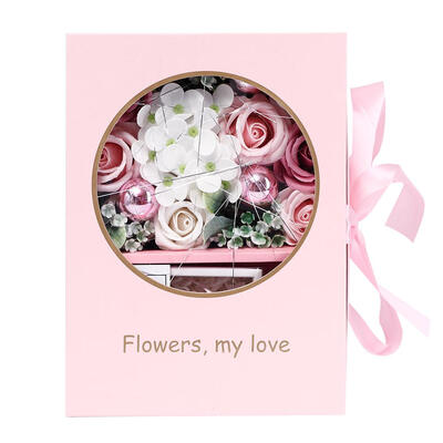 

Eternal Rose Soap Flower Simulation Roses Bouquet Gift Box Valentines Gifts