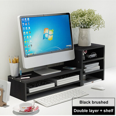 

Siaonvr Display Height Increase Neck Notebook Stand Base Desk Keyboard Storage Rack