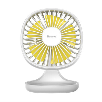 

〖Follure〗Desk USB Fan Strong Wind Cooling with Adjustable Head 3Speeds Home Office Outdoo
