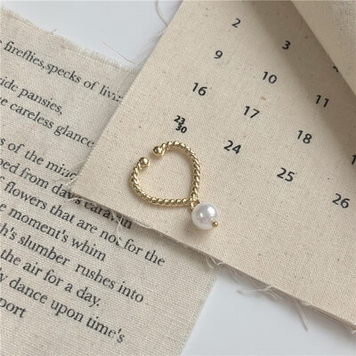 

2019 new brand design bamboo opening adjustable female ring series ring generous minimalist Korean ring for women