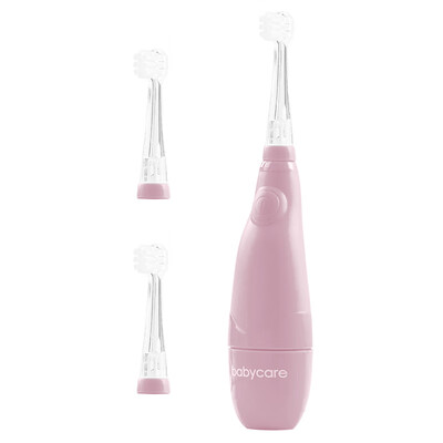 

Babycare childrens electric toothbrush with LED light waterproof soft hair low shock sound wave 1-3 years old baby toothbrush 612