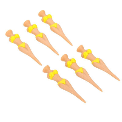 

6pcs 80mm Novel Bikini Lady Creative Golf Tees Divot Tools Golf Equipment