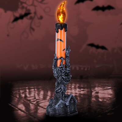 

Halloween Simulation Flame Light Small Oil Lamp Candle Light Halloween Party Festival DecorHalloween Light