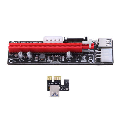 

SSU PCI-e 1x to 16x Extender Riser Card with 4615Pin Power Interface