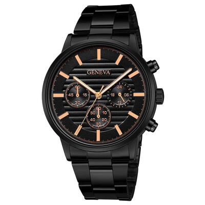 

Gobestart Mens Stainless Steel Quartz Analog Date Wrist Watch Sport Watches Gifts