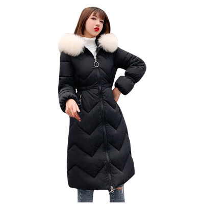 

Toponeto Women Winter Warm Hooded Thick Zipper Pocket Slim Jacket Overcoat Outcoat Coat