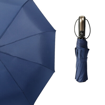 

810 Bone Automatic Umbrella Anti-UV SunRain Windproof 3 Folding Umbrella