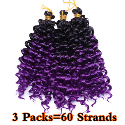 

3 Packs Afro MarleyBob Crochet Hair Marlibob Crochet Extension Kinky Curly Kinky Bundle Ombre Braidng Hair Extensions