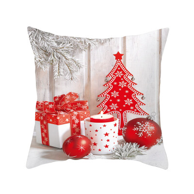 

〖Follure〗Merry Christmas Super Soft Square Throw Pillow Pillow Cover 45x45cm Home Decor