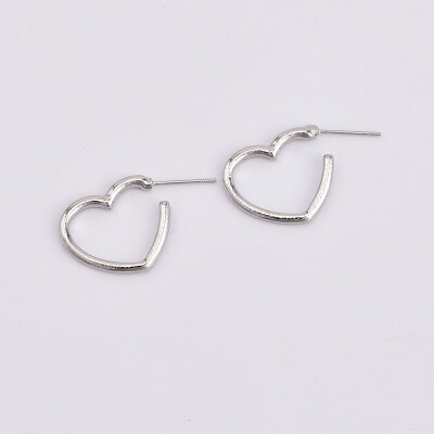 

2019 new brand set metal love earrings minimalist generous creative earrings gift for women